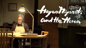 Hayao Miyazaki and the Heron's poster