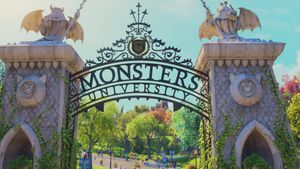 Monsters University's poster
