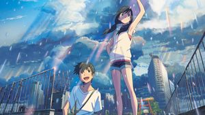 Weathering with You's poster