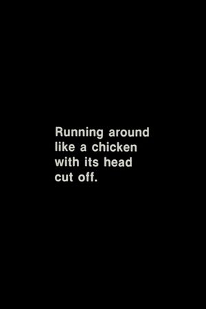 Running Around Like a Chicken With Its Head Cut Off's poster