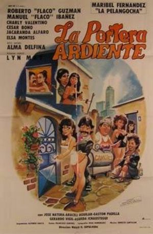 La portera ardiente's poster