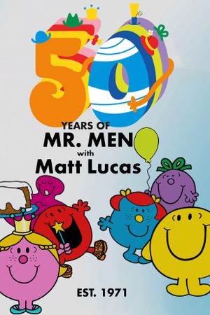 50 Years of Mr Men with Matt Lucas's poster