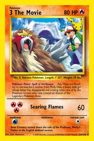Pokémon 3 the Movie: Spell of the Unown's poster
