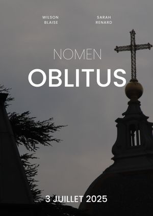 Nomen Oblitus's poster