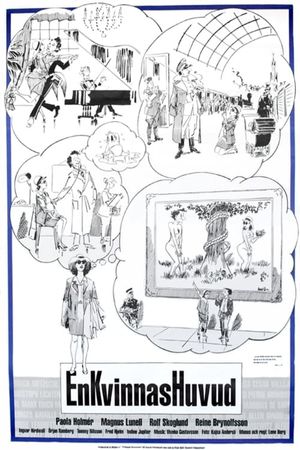 En kvinnas huvud's poster