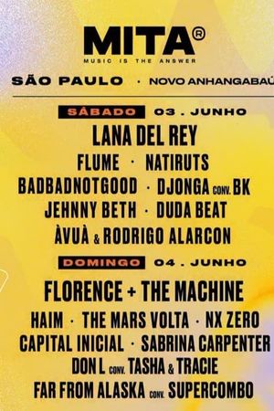 Lana Del Rey - MITA FESTIVAL's poster