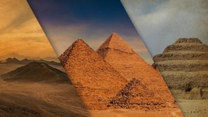 Les 7 Plus Belles Pyramides d'Égypte's poster