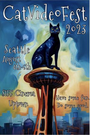 CatVideoFest 2023's poster