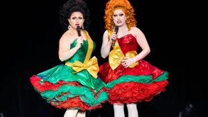 The Jinkx and DeLa Holiday Show 2023's poster