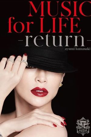 ayumi hamasaki MUSIC for LIFE ~return~'s poster
