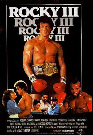 Rocky III's poster