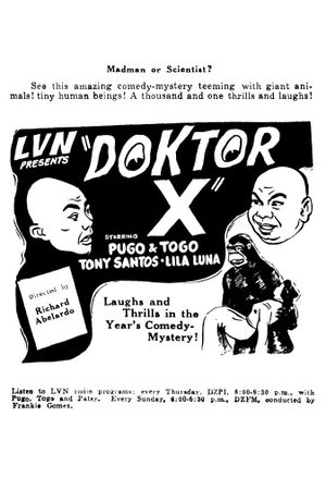 Doctor X's poster