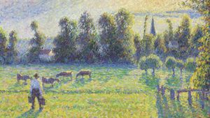 The Greatest Painters of the World: Camille Pissarro's poster