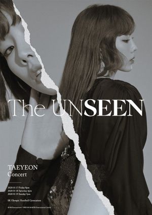 Taeyeon Concert - The UNSEEN's poster