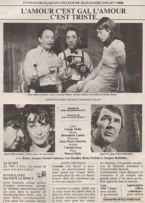Love Is Gay, Love Is Sad's poster