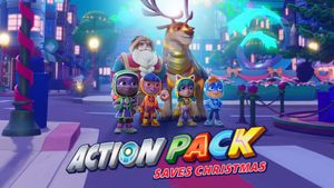 The Action Pack Saves Christmas's poster