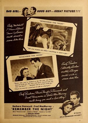 Remember the Night's poster
