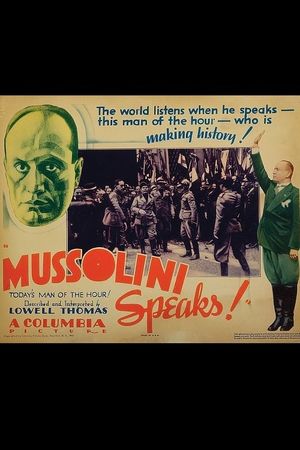 Mussolini Speaks's poster