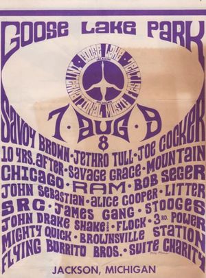 Goose Lake International Music Festival's poster