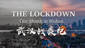 The Lockdown: One Month in Wuhan's poster