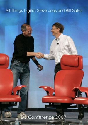 All Things Digital: Steve Jobs and Bill Gates's poster