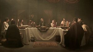 Apostle Peter and the Last Supper's poster