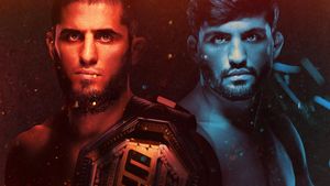 UFC 311: Makhachev vs. Tsarukyan 2's poster
