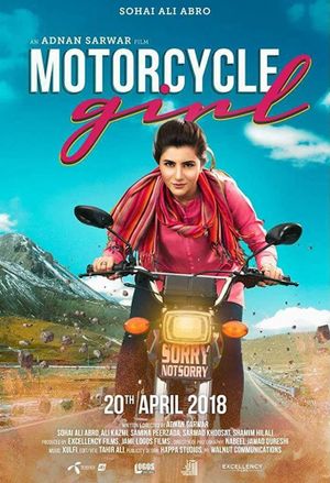 Motorcycle Girl's poster