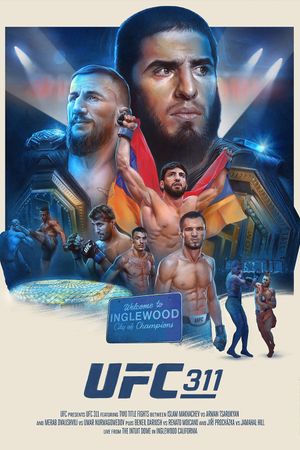 UFC 311: Makhachev vs. Tsarukyan 2's poster