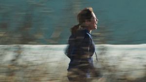 The Running Actress's poster