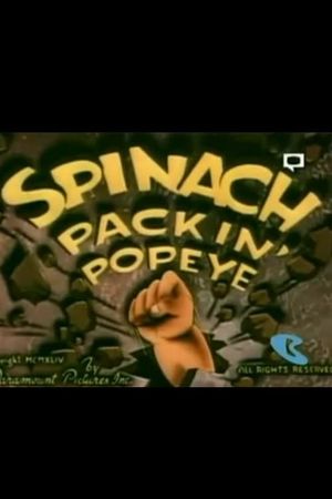 Spinach Packin' Popeye's poster