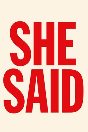 She Said's poster