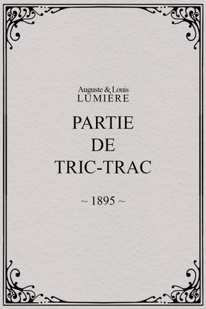 Partie de tric-trac's poster