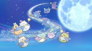 Eiga Sumikkogurashi: Aoi tsukiyo no mahô no ko's poster