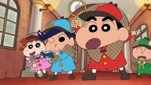 Crayon Shin-chan: Shrouded in Mystery! The Flowers of Tenkazu Academy's poster