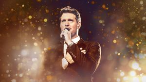 Michael Bublé's Christmas in the City's poster