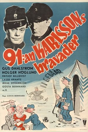 91:an Karlssons bravader's poster