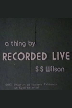 Recorded Live's poster