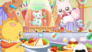 Delicious Party Pretty Cure: Yumemiru Okosama Lunch!'s poster