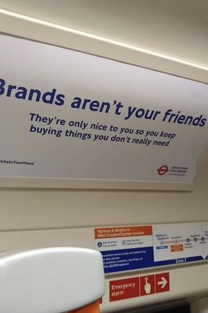 Subvertisers for London's poster