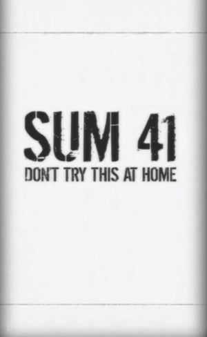 Sum 41 Don't Try This at Home's poster