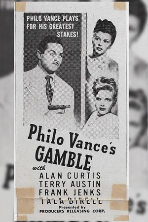 Philo Vance's Gamble's poster