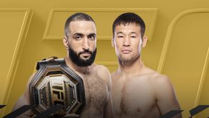 UFC 310: Muhammad vs. Rakhmonov's poster