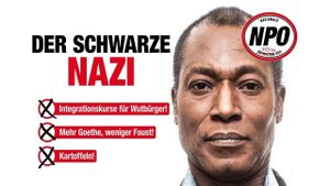 Der schwarze Nazi's poster