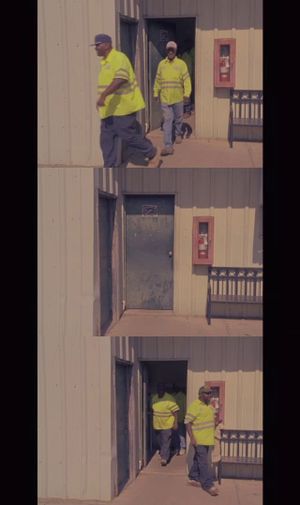 Workers Leaving the Job Site's poster