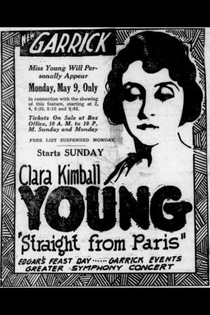 Straight from Paris's poster
