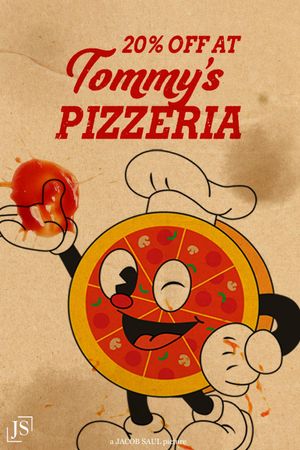 20% off at Tommy's Pizzeria's poster