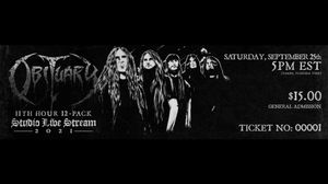 Obituary - 11th Hour 12-Pack Live Stream's poster