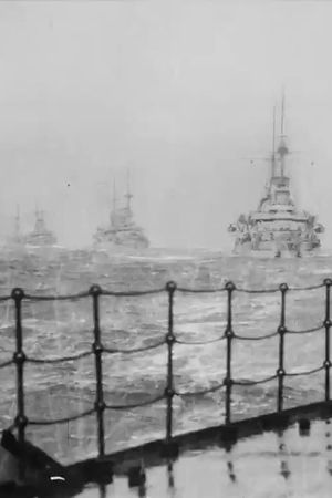 Four Warships in Rough Seas's poster