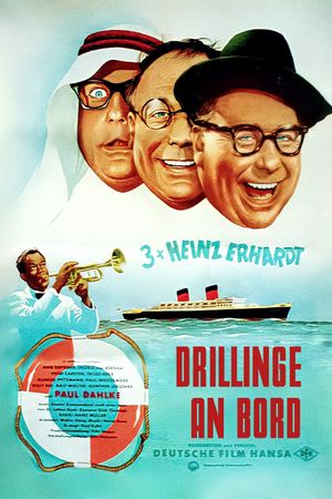 Drillinge an Bord's poster